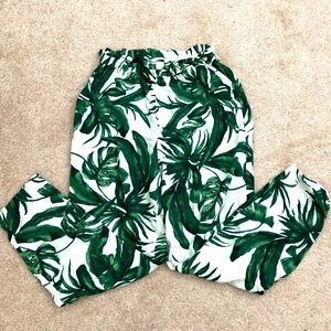 Tropics print pants